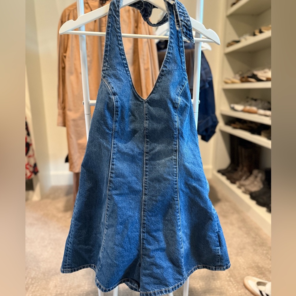 Zara Classic Blue Denim Pants